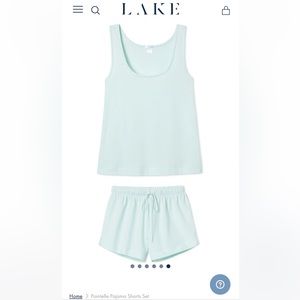 Lake Pointelle Pajama Shorts & Tank Set